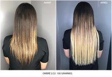 Charger l'image dans la galerie, Extensions Kératine Couleur 2/22 : Ombré marron / blond sable